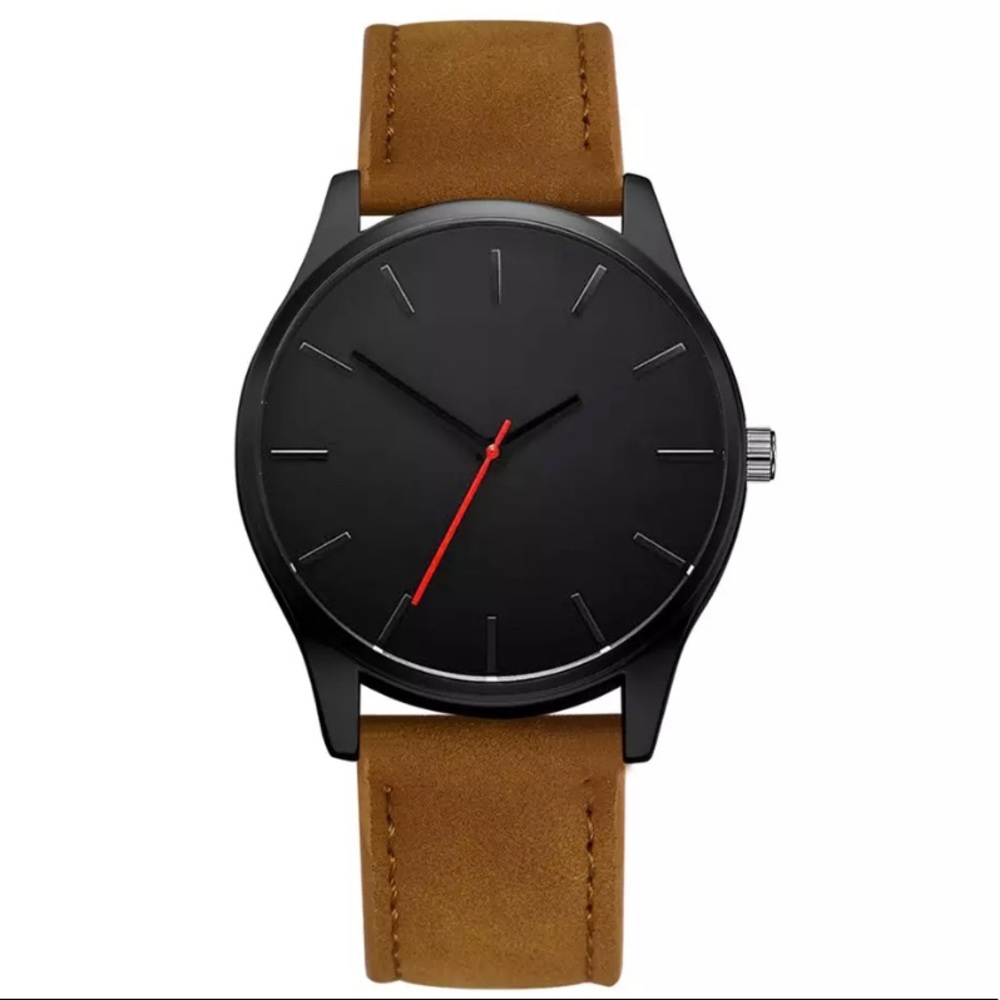 Gorgeous black and brown watch